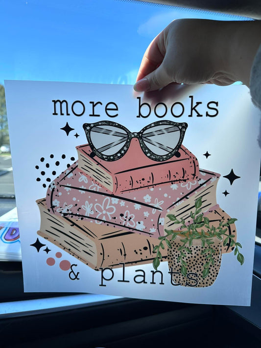 More Books & Plants