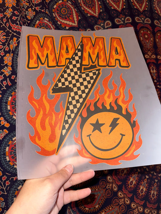 Mama Orange Checkered- H
