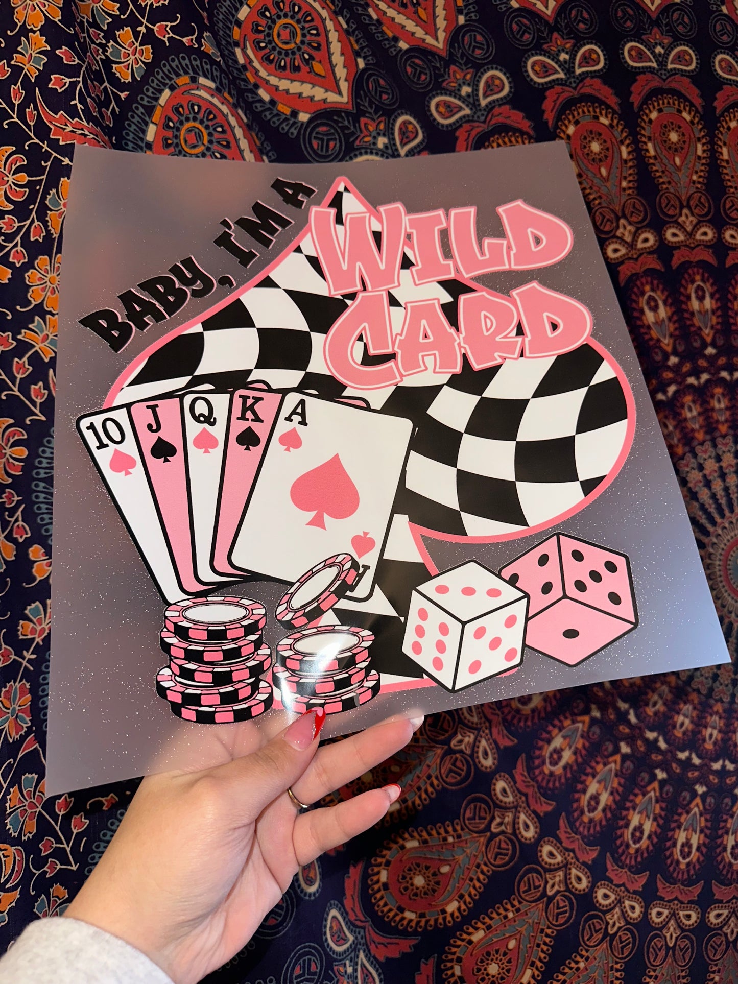 Baby I’m A Wild Card- F