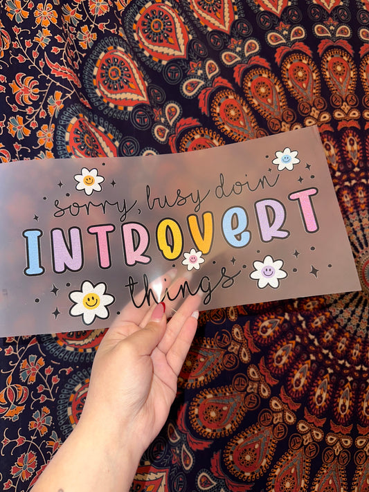 Introvert Things- B