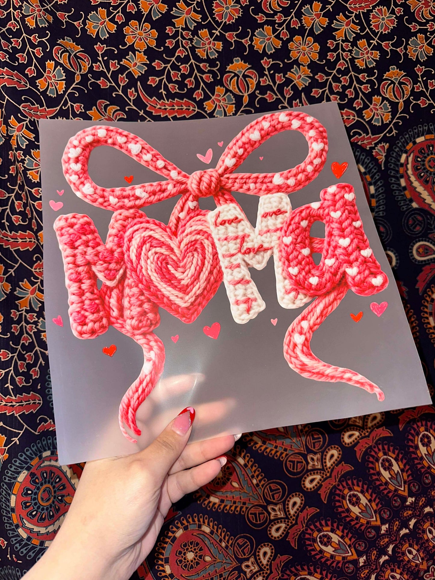 Mama Valentine Faux Knit