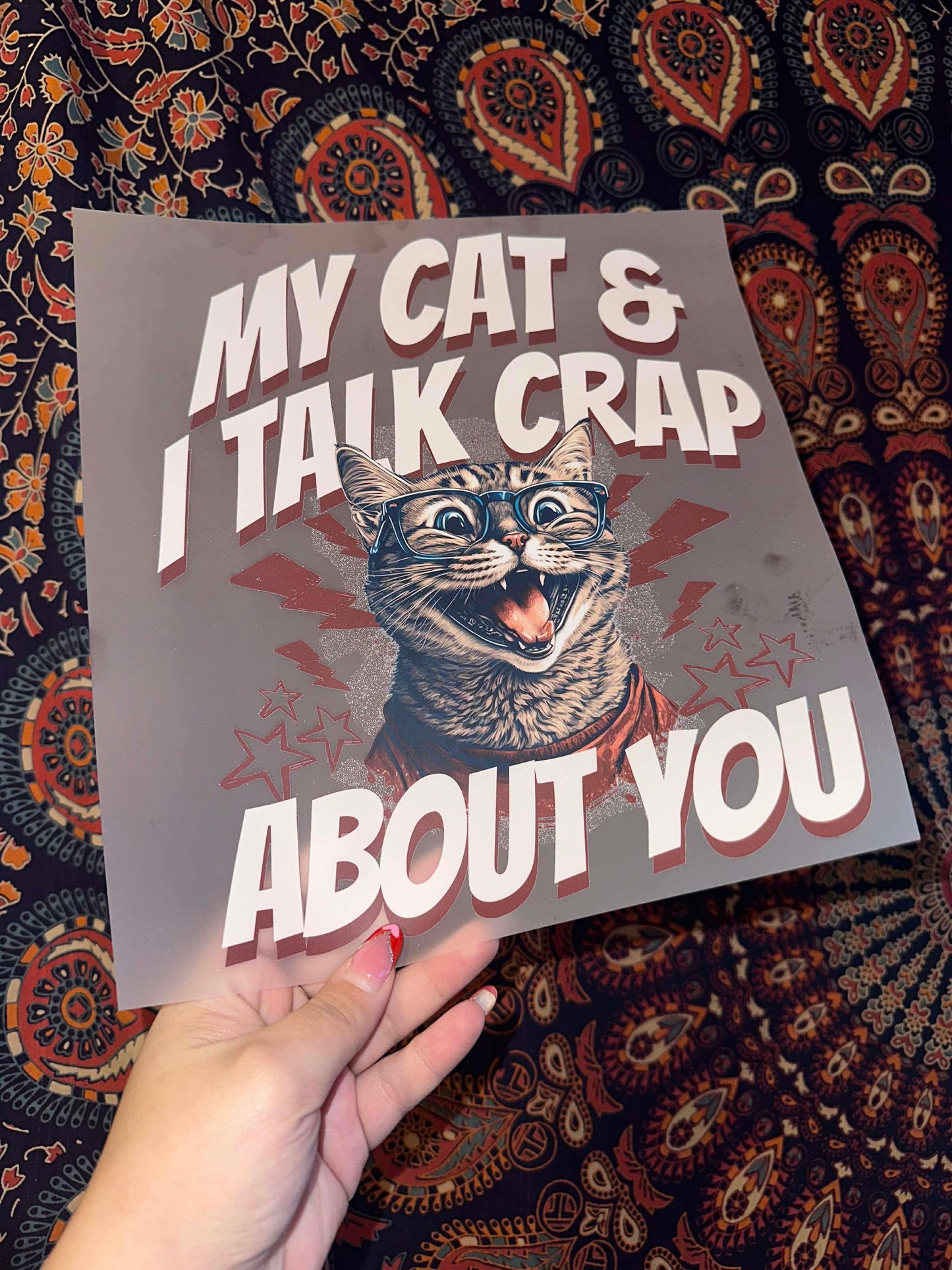 My Cat & I Talk Crap About You- E