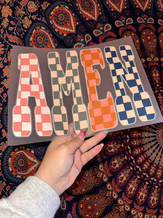 Checkered Amen- C