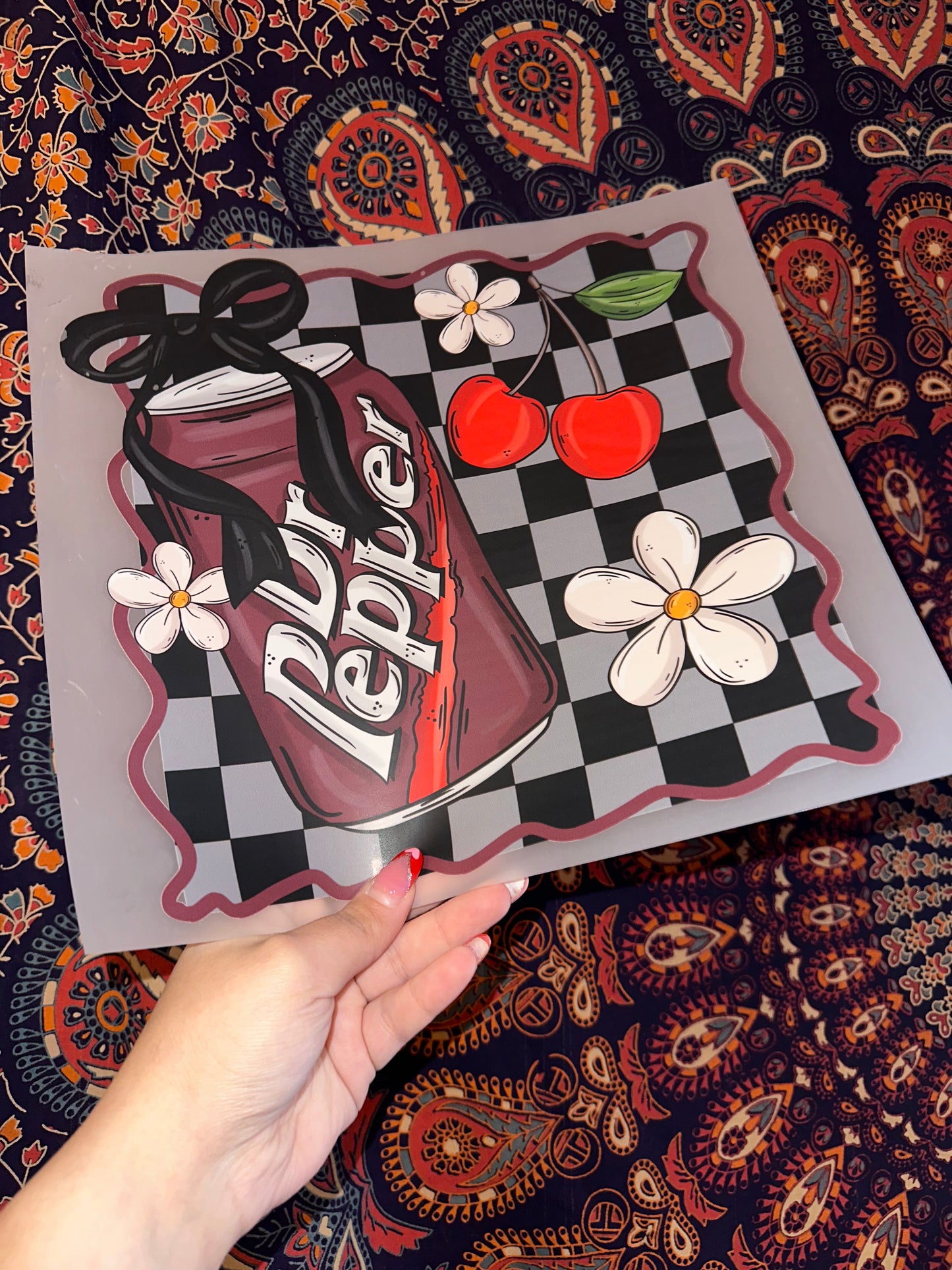 Dr. Pepper Checkered