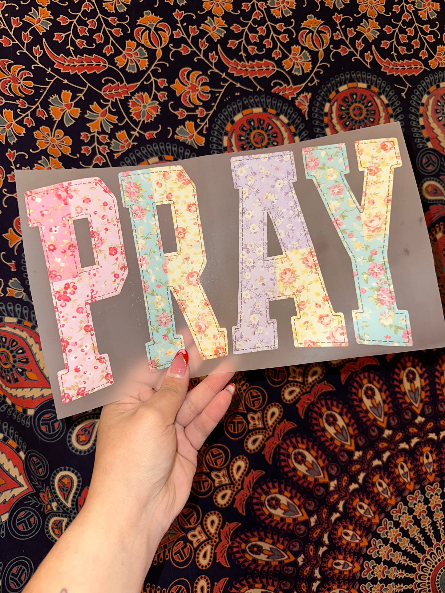 Pray Patchwork- G