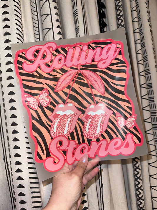 Pink Rolling Stones