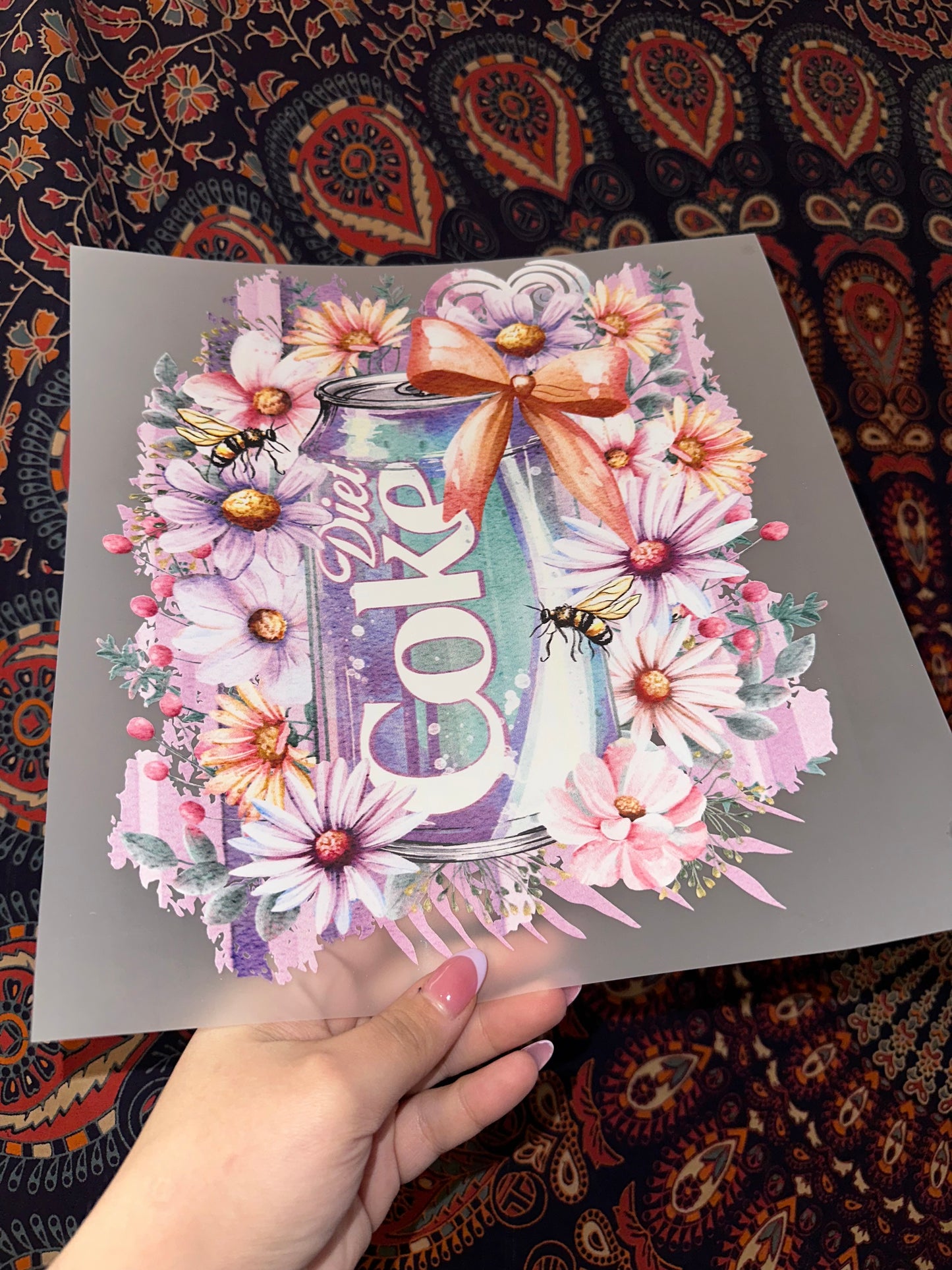 Diet Coke Floral -C