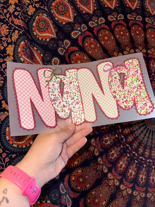 Nana Patterned- F