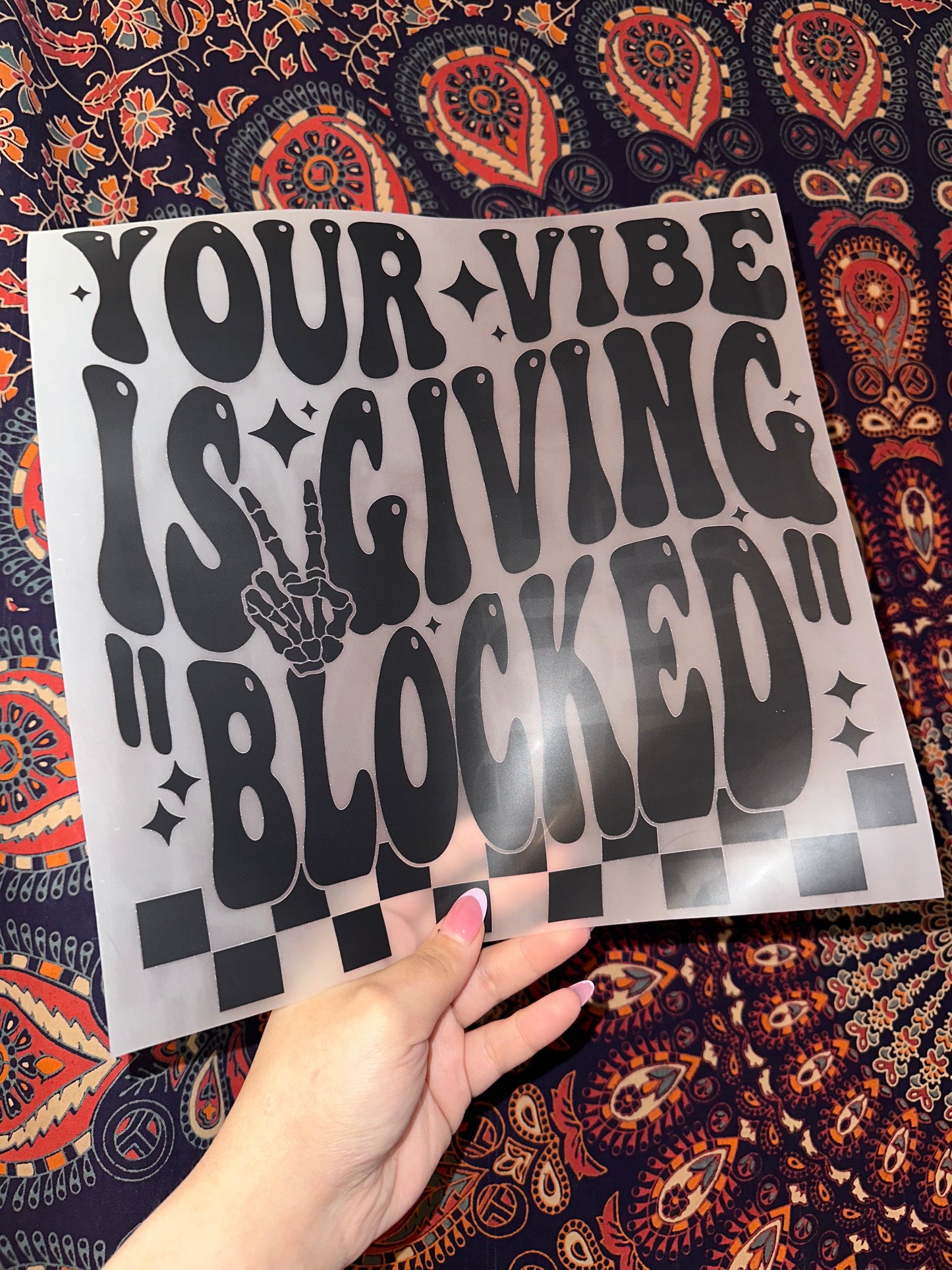 Your Vibe Is Giving Blocked -C
