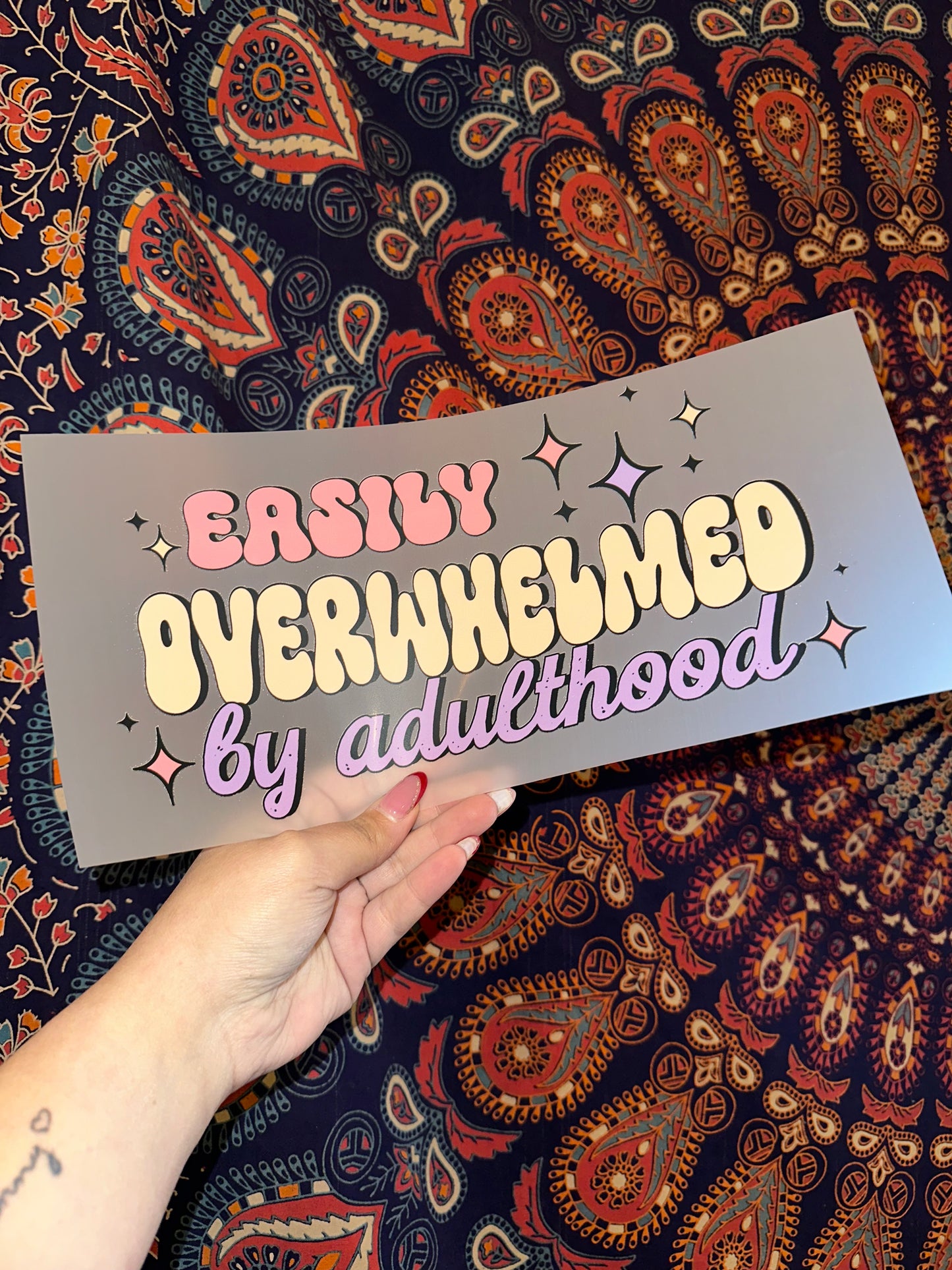 Easily Overwhelmed By Adulthood- G
