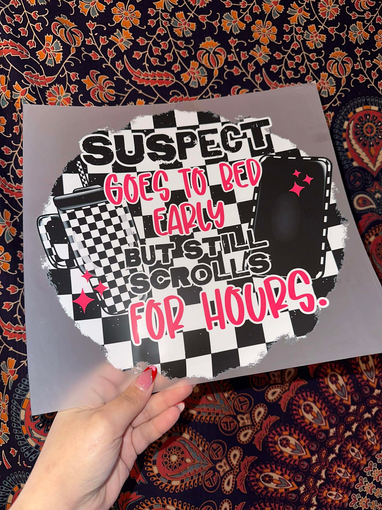 Suspect Goes To Bed Early But Still Scrolls For Hours- F