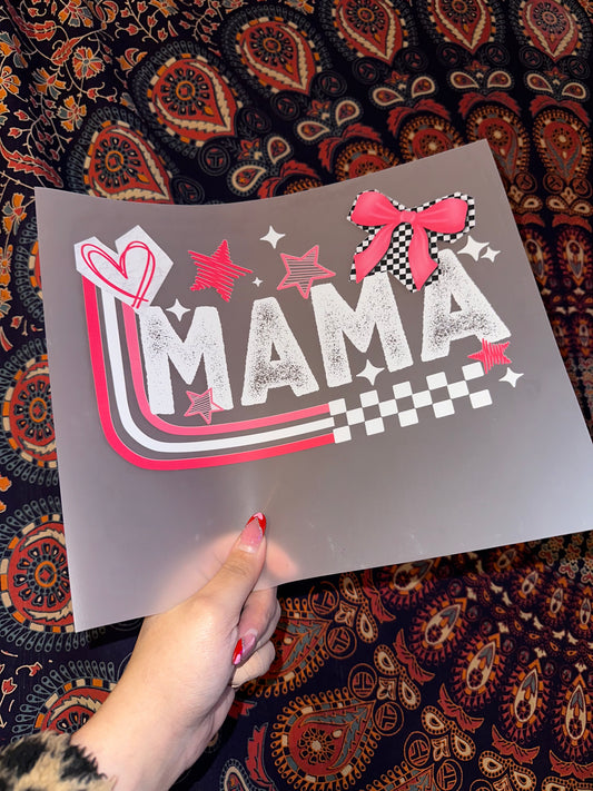 Mama Pink & White- A79