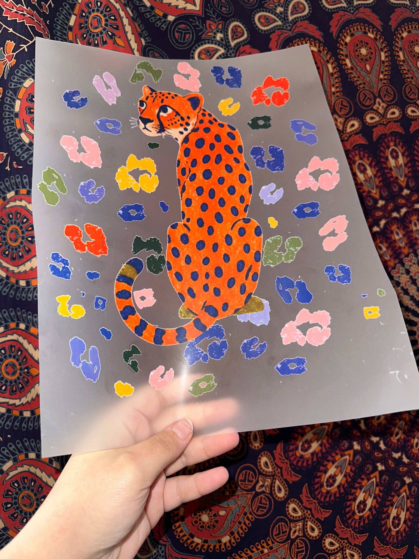 Colorful Cheetah -H