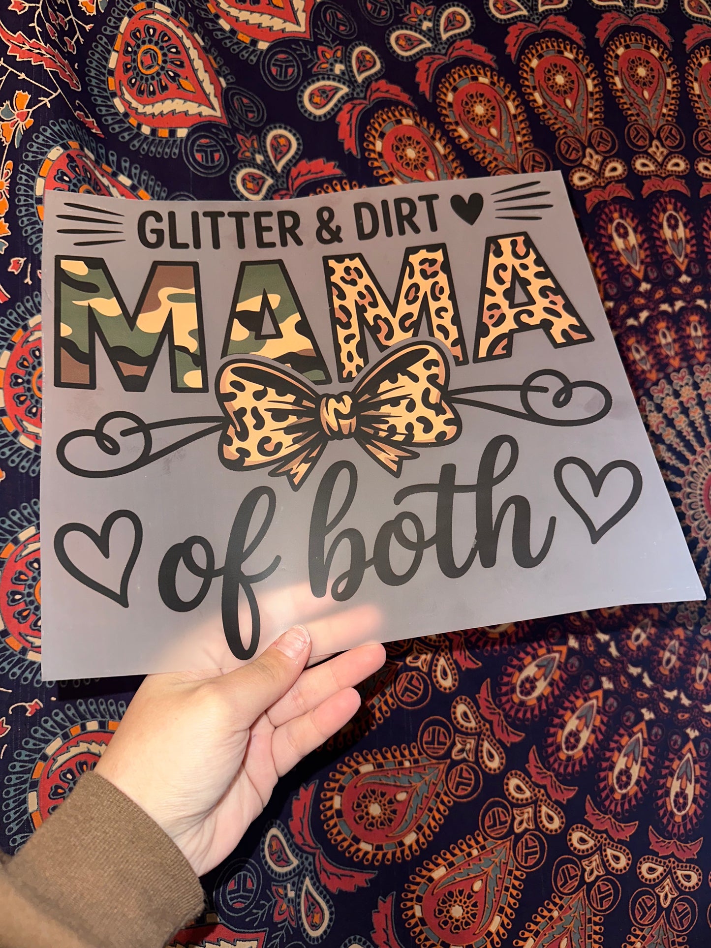 Glitter & Dirt Mama Of Both- C