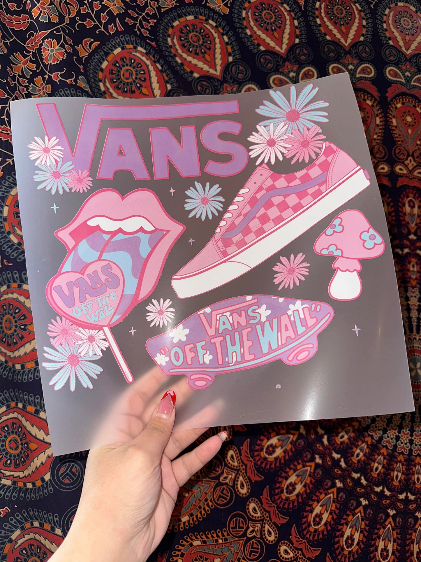 Vans Pink Collage