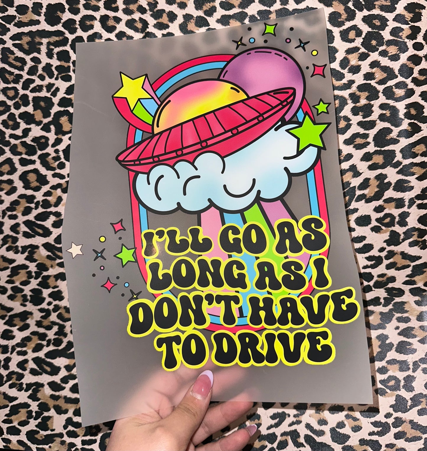 I’ll Go As Long As I Don’t Have To Drive - H
