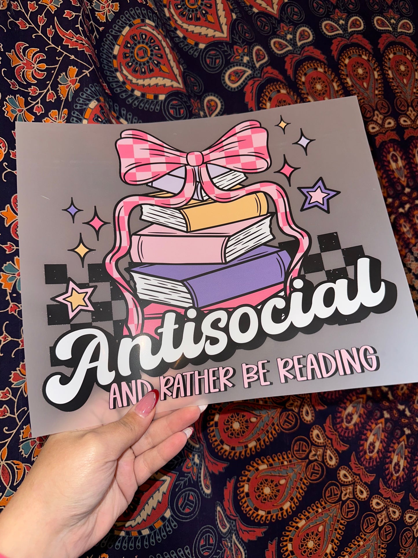 Antisocial and Rather Be Reading- B4