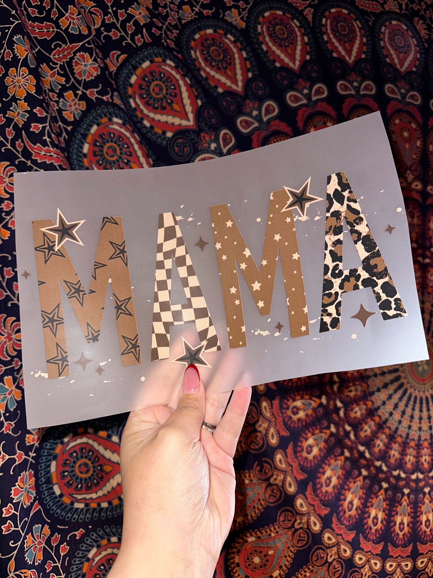 Mama Cheetah and Checkered