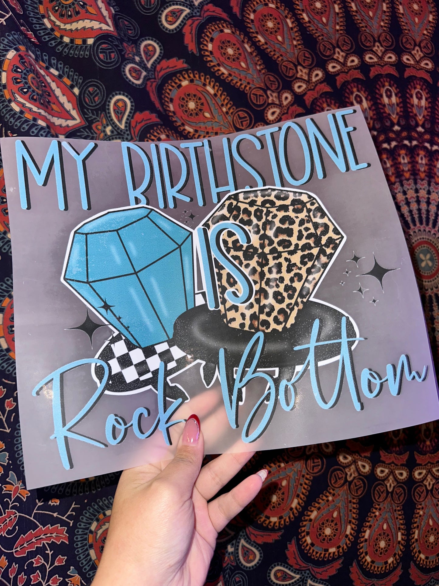 My Birthstone Is Rock Bottom - C