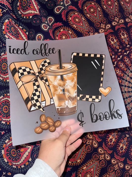 Iced Coffee And Books- F146