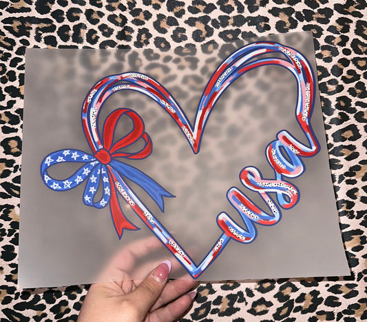 Coquette Patriotic Doodle