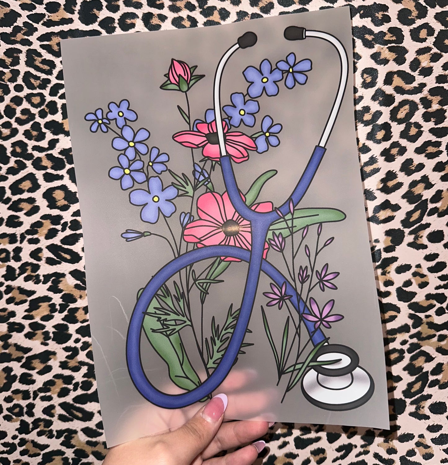 Floral Stethoscope - G