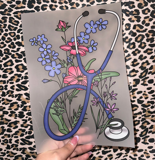 Floral Stethoscope - G