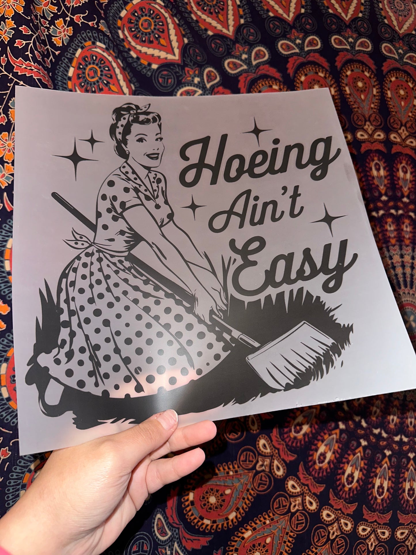 Hoeing Ain’t Easy- F