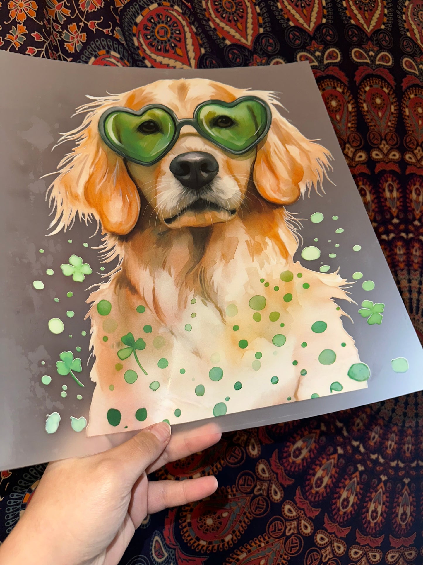 St. Patrick Golden Retriever -D