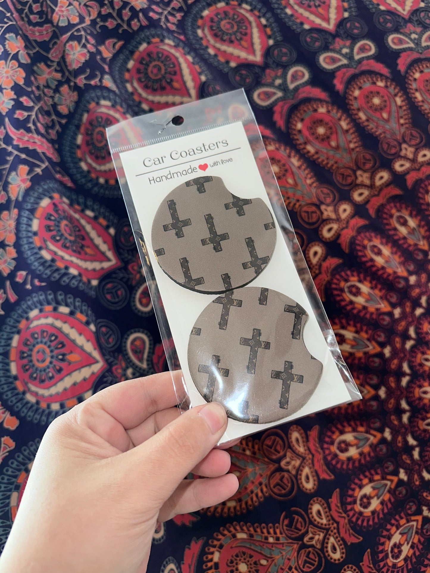 Cross Car Coaster Set