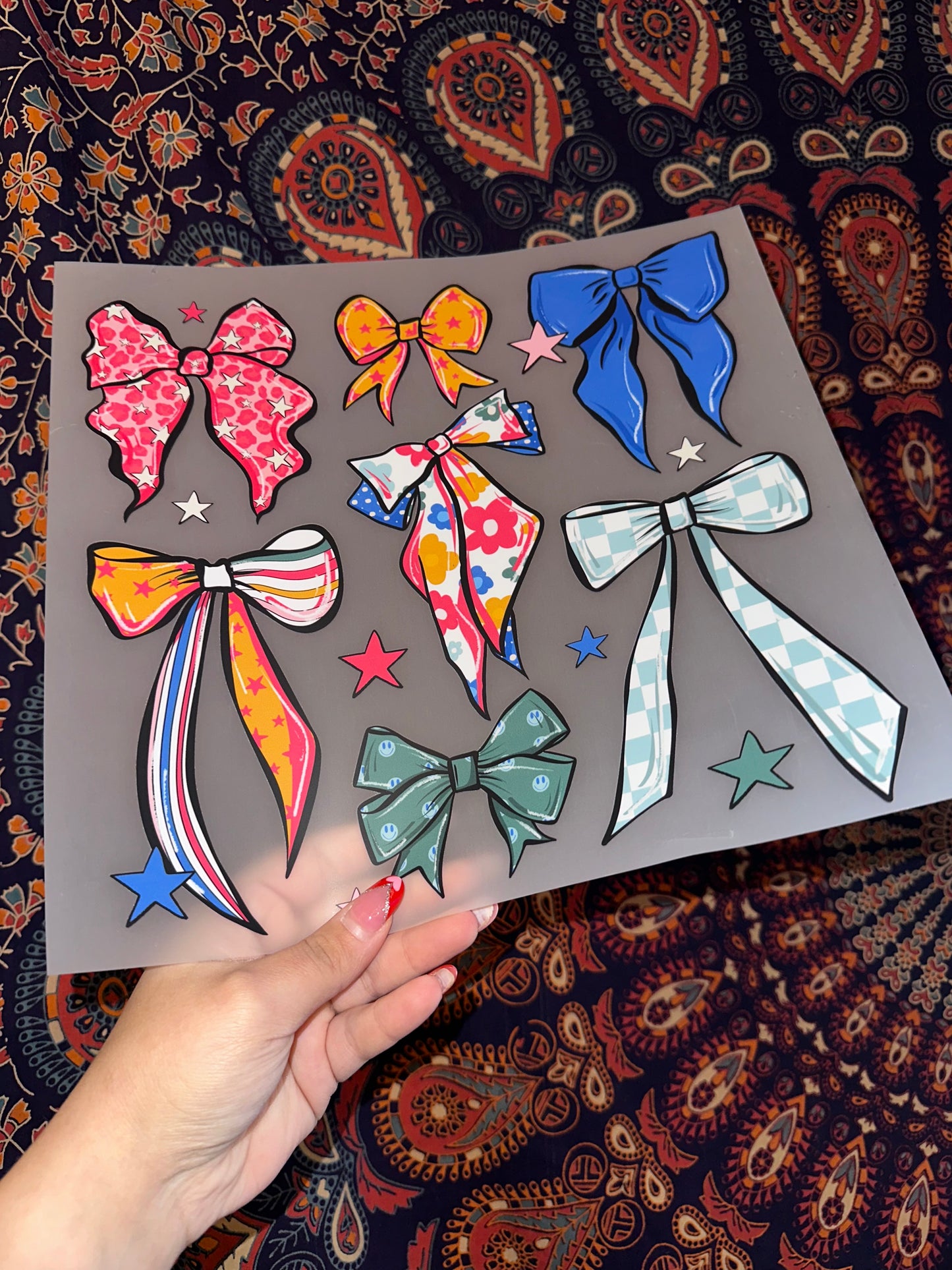 Colorful Bows- C