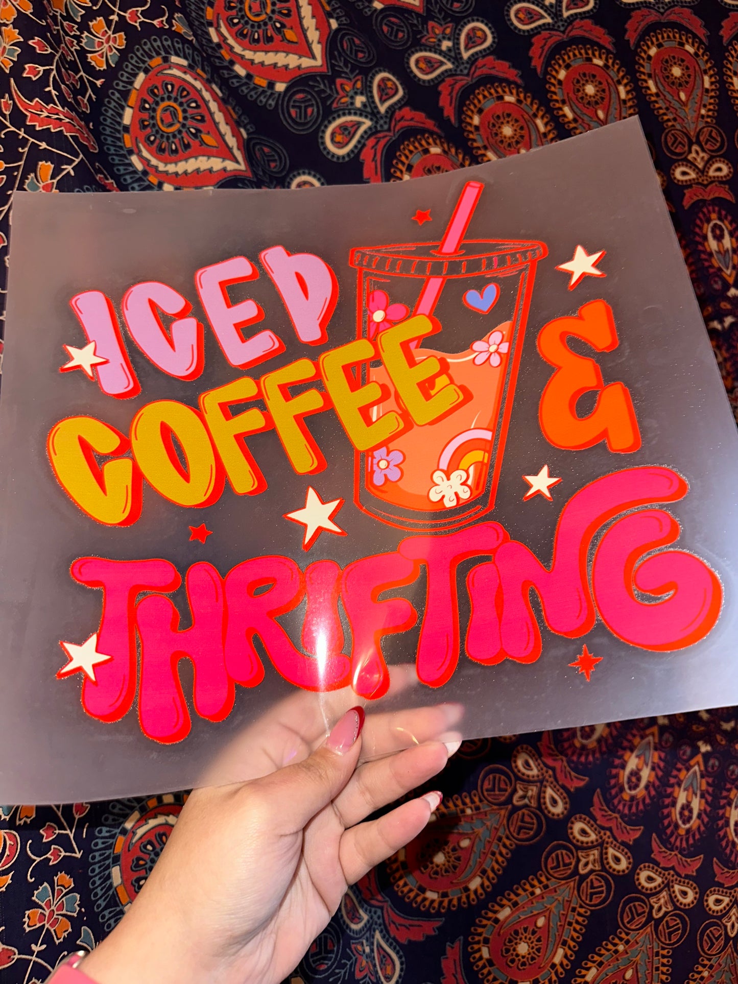 Iced Coffee & Thrifting- B