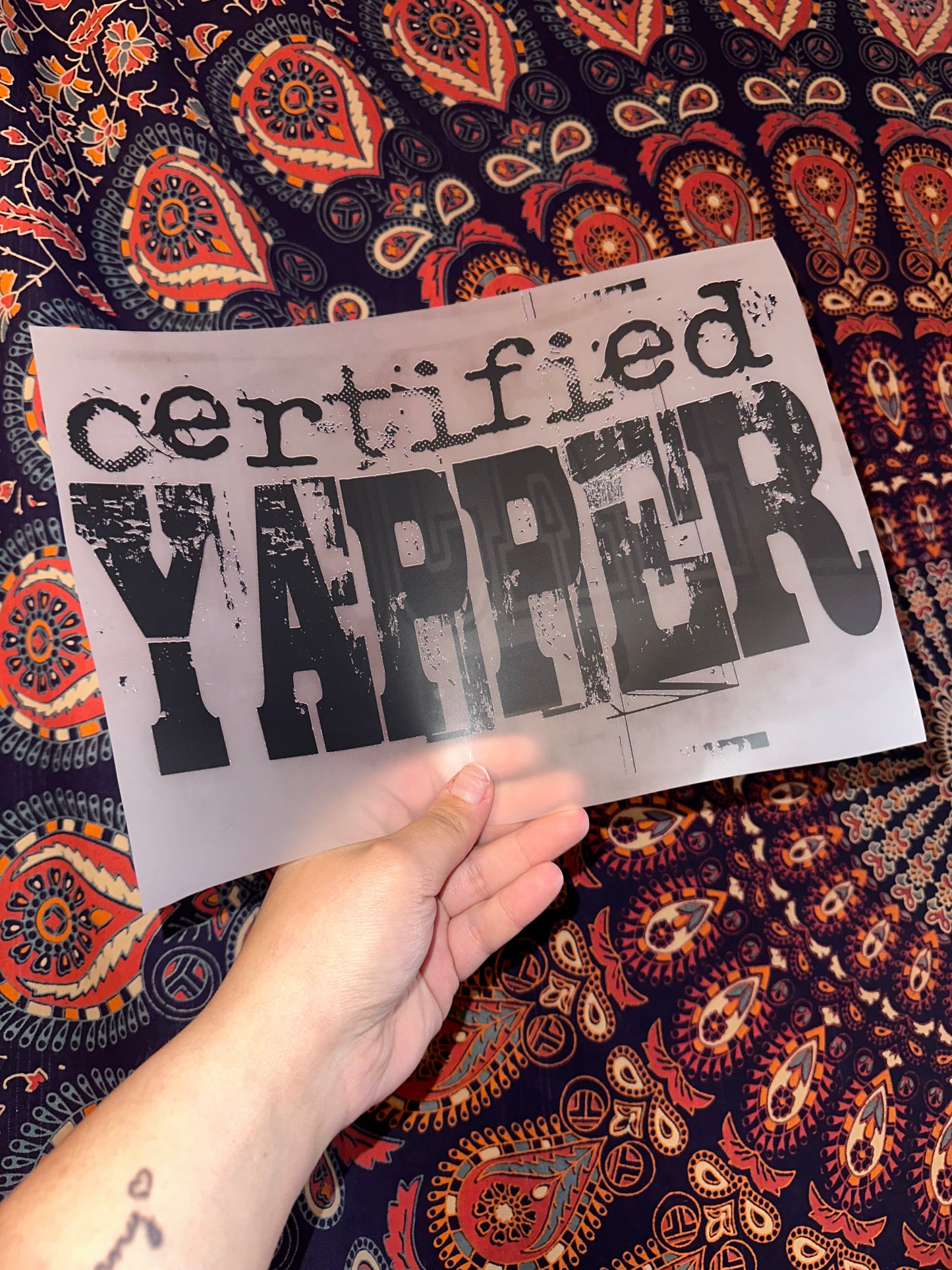 Certified Yapper- H
