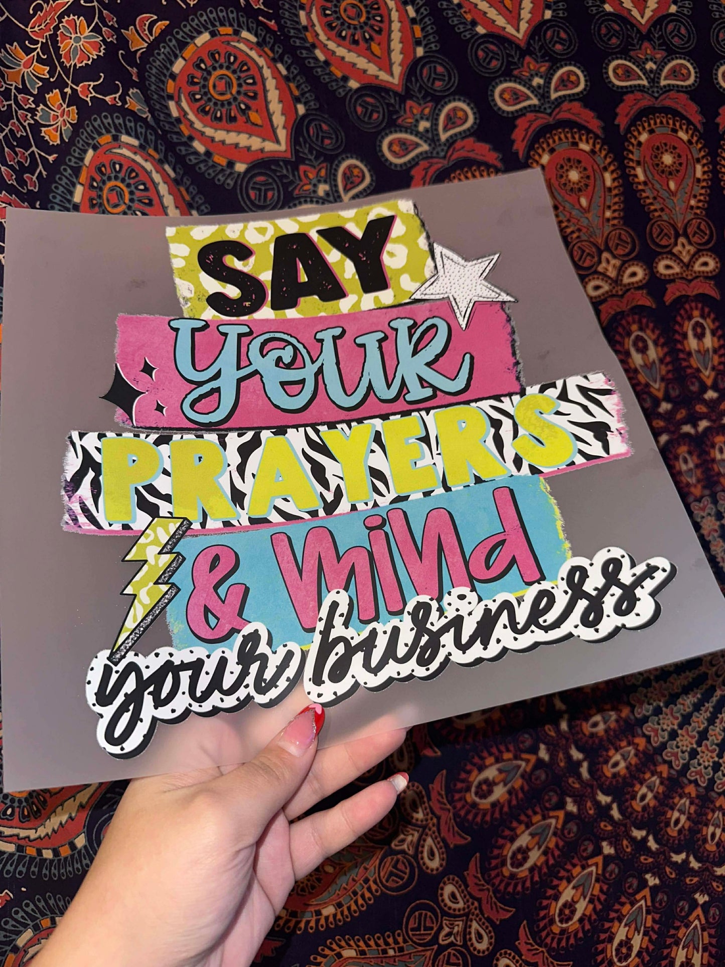 Say Your Prayers & Mind Your Business- C