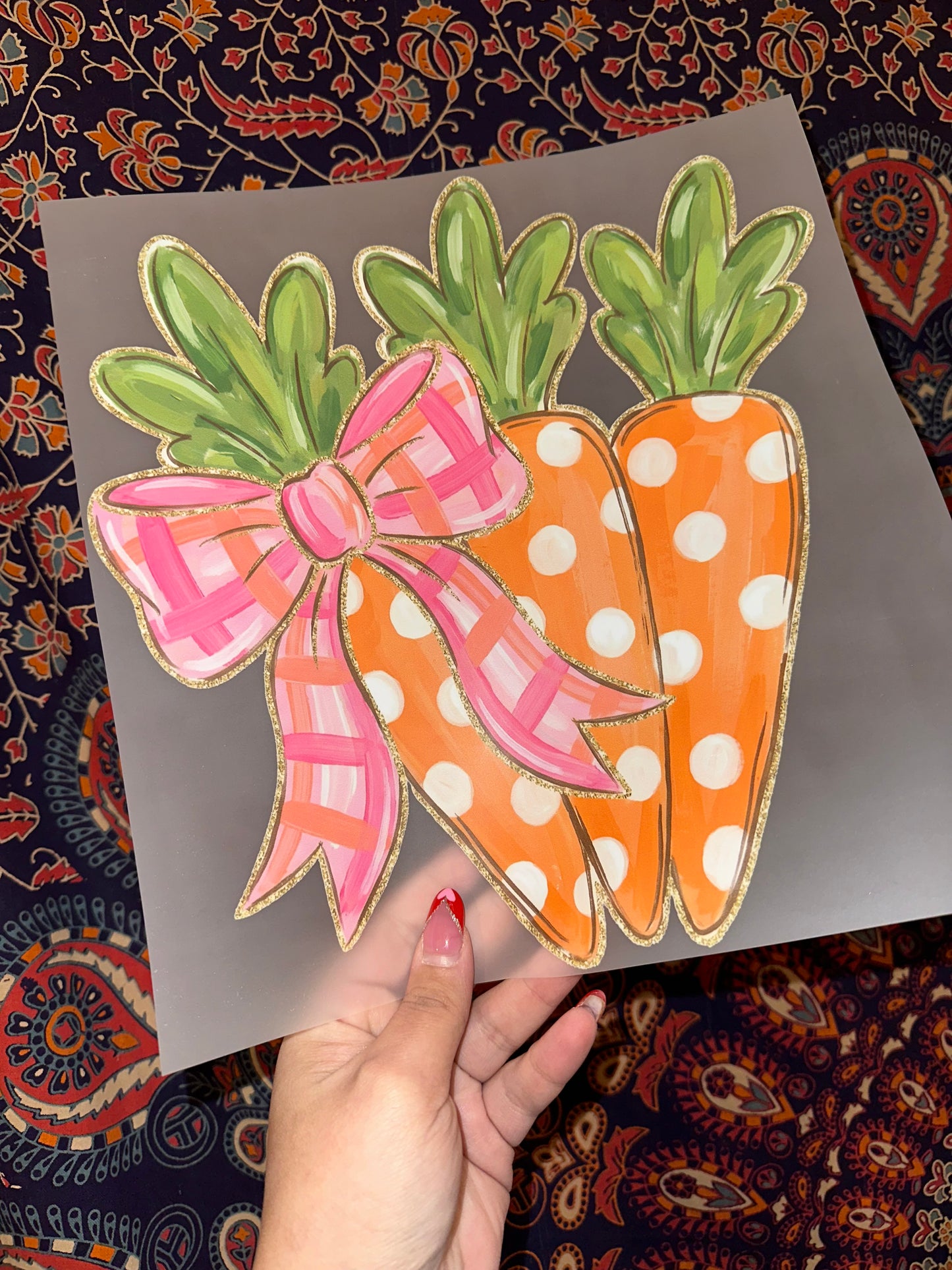 Carrots & Bow- D