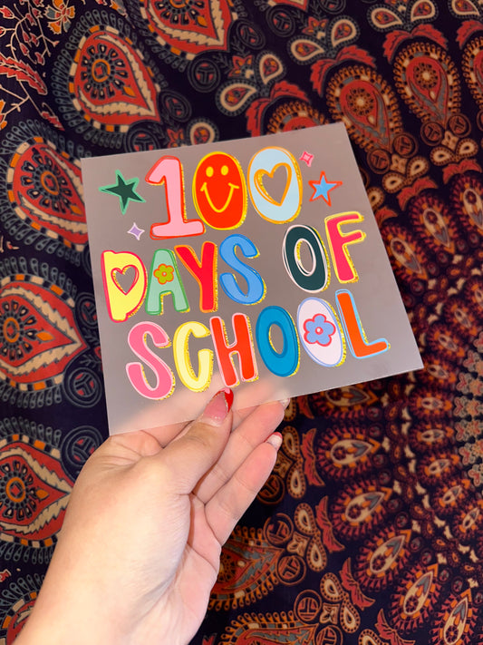 100 Days Of School- H