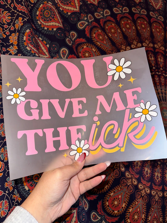 You Give Me The Ick - E