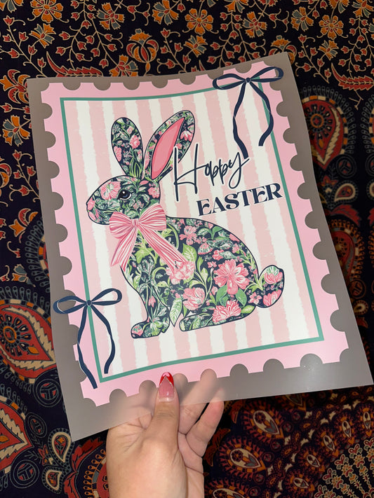 Happy Easter Bunny Stamp