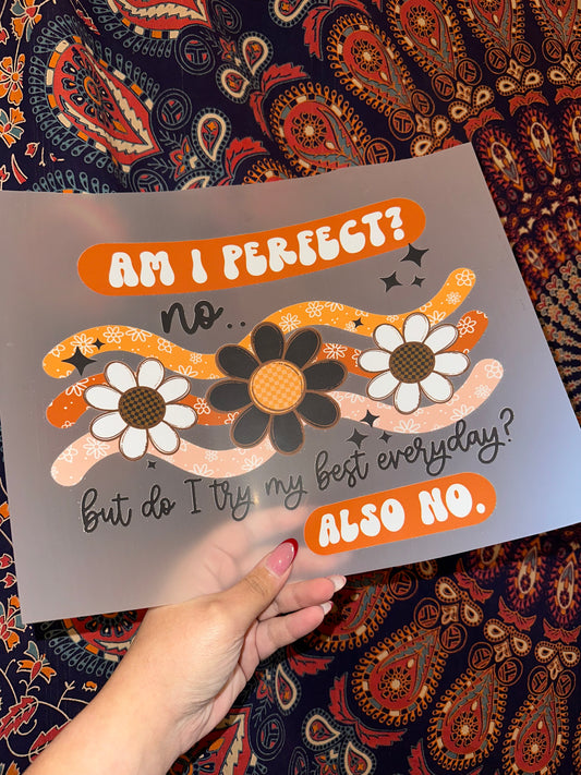 Am I Perfect- F