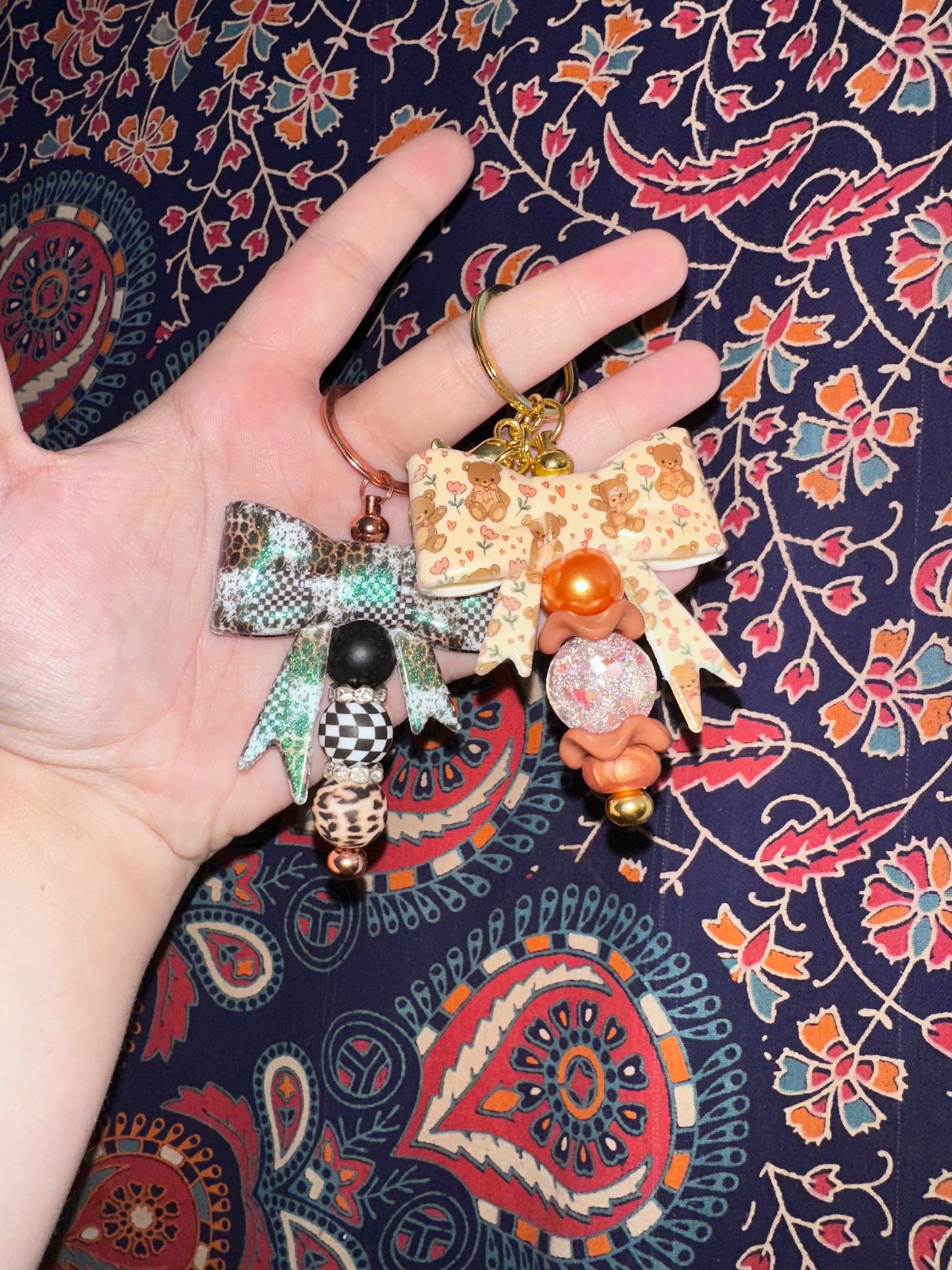 Pre-Made Beaded Keychains