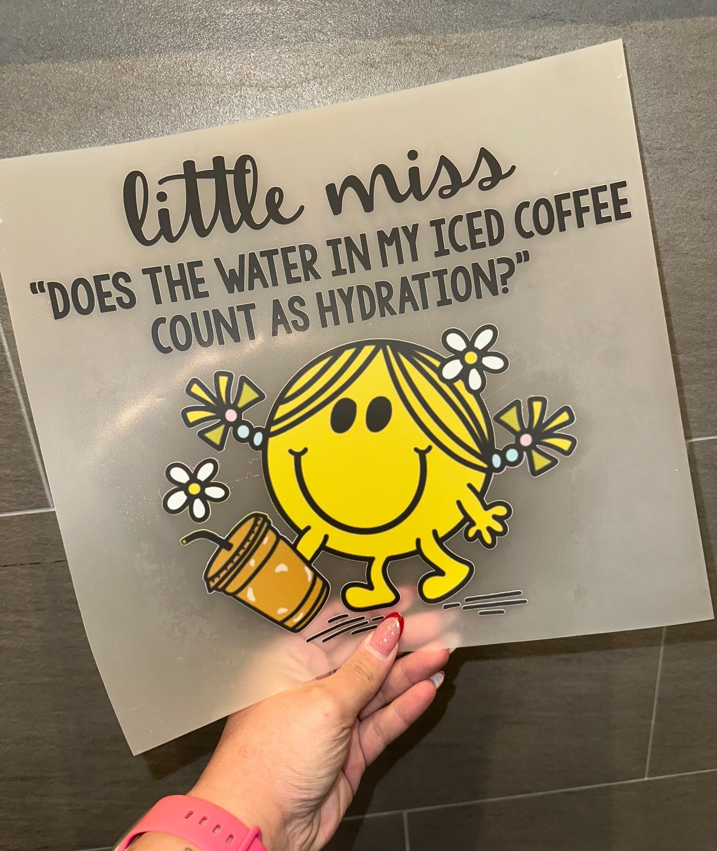 Little Miss Does The Water
