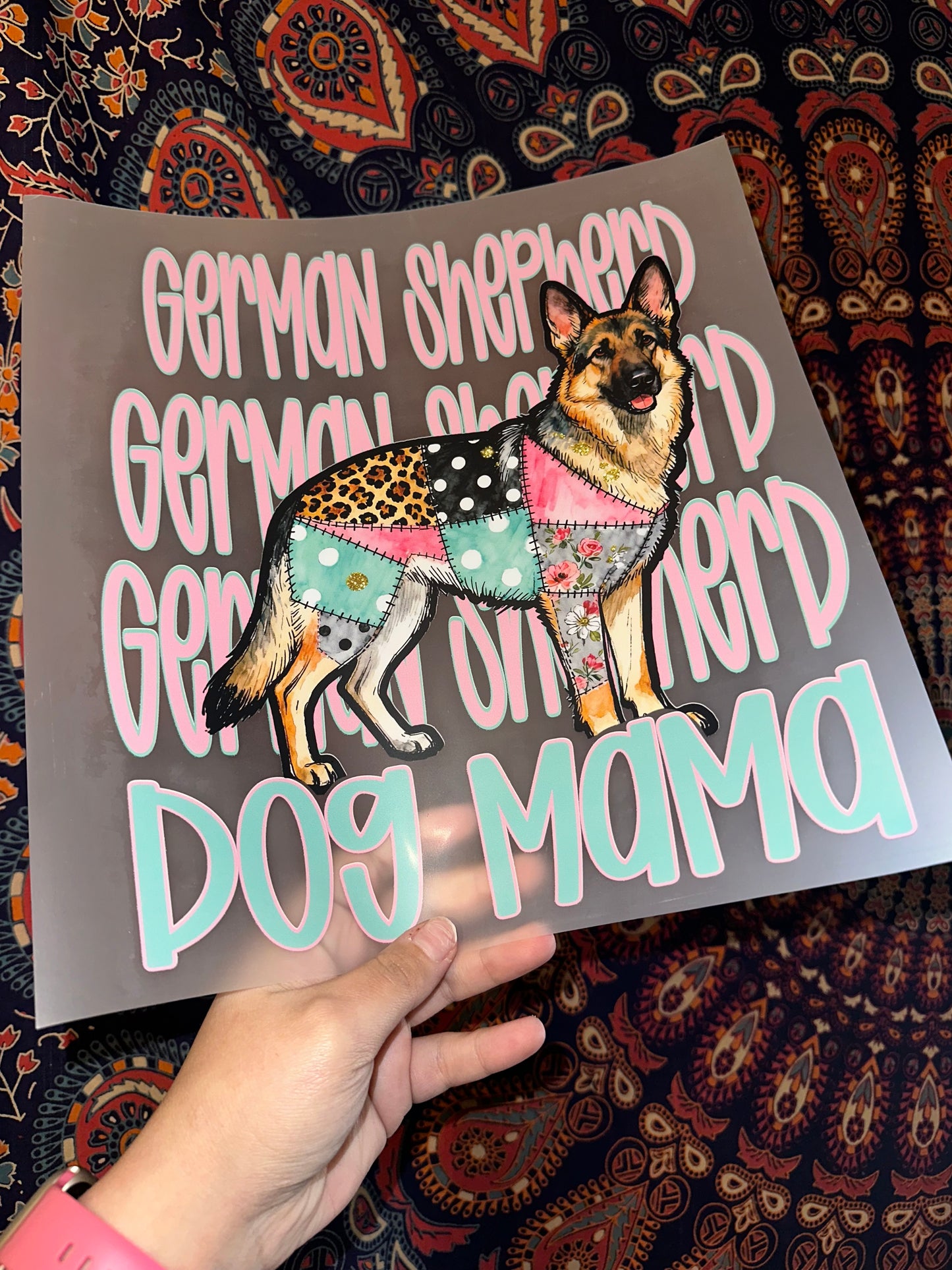 Dog Mama German Shepard -H