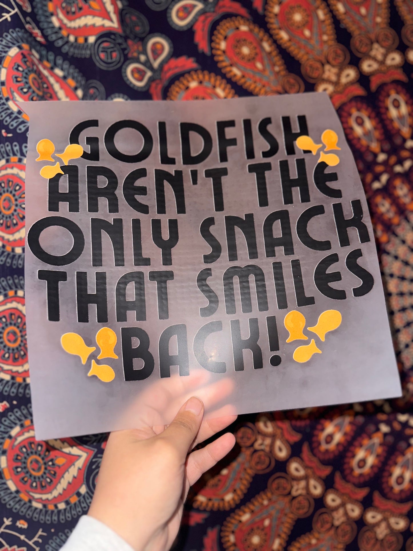 Goldfish Aren’t The Only Snack…- H77