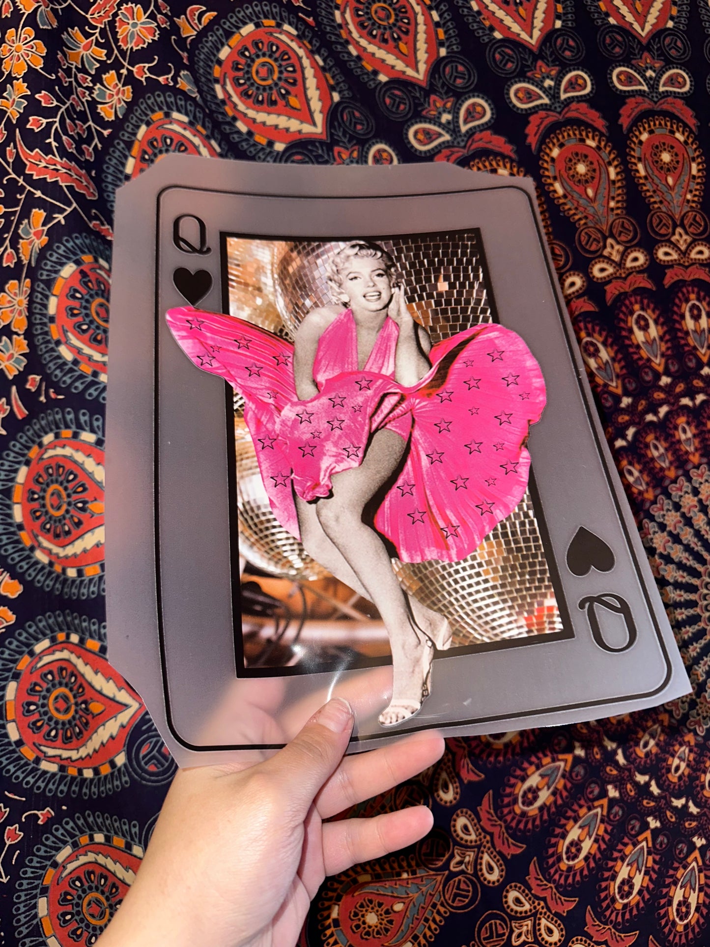 Marilyn Monroe Queen Card- H