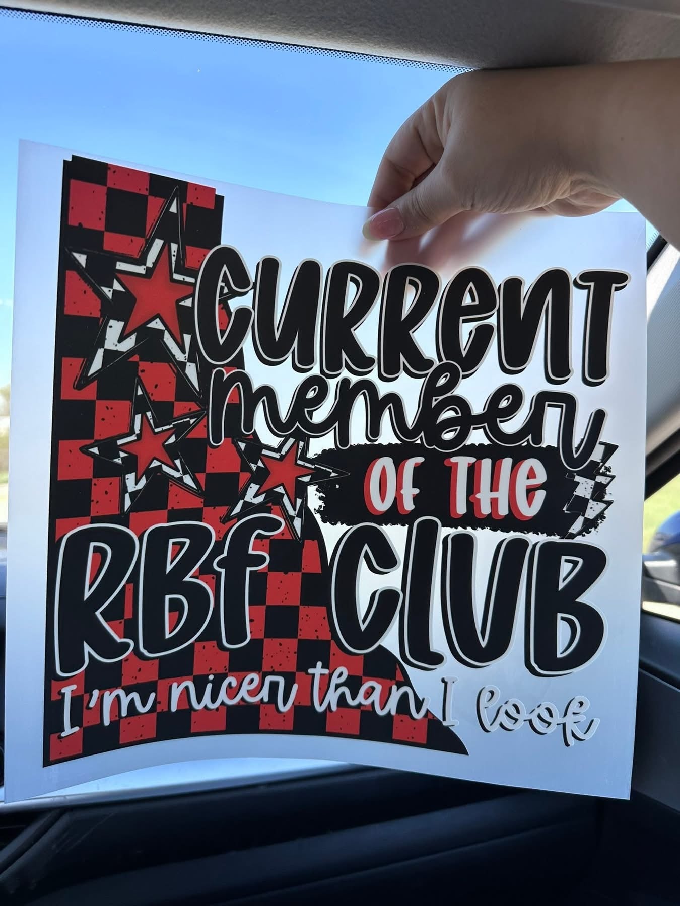 Current Member Of The RBF Club