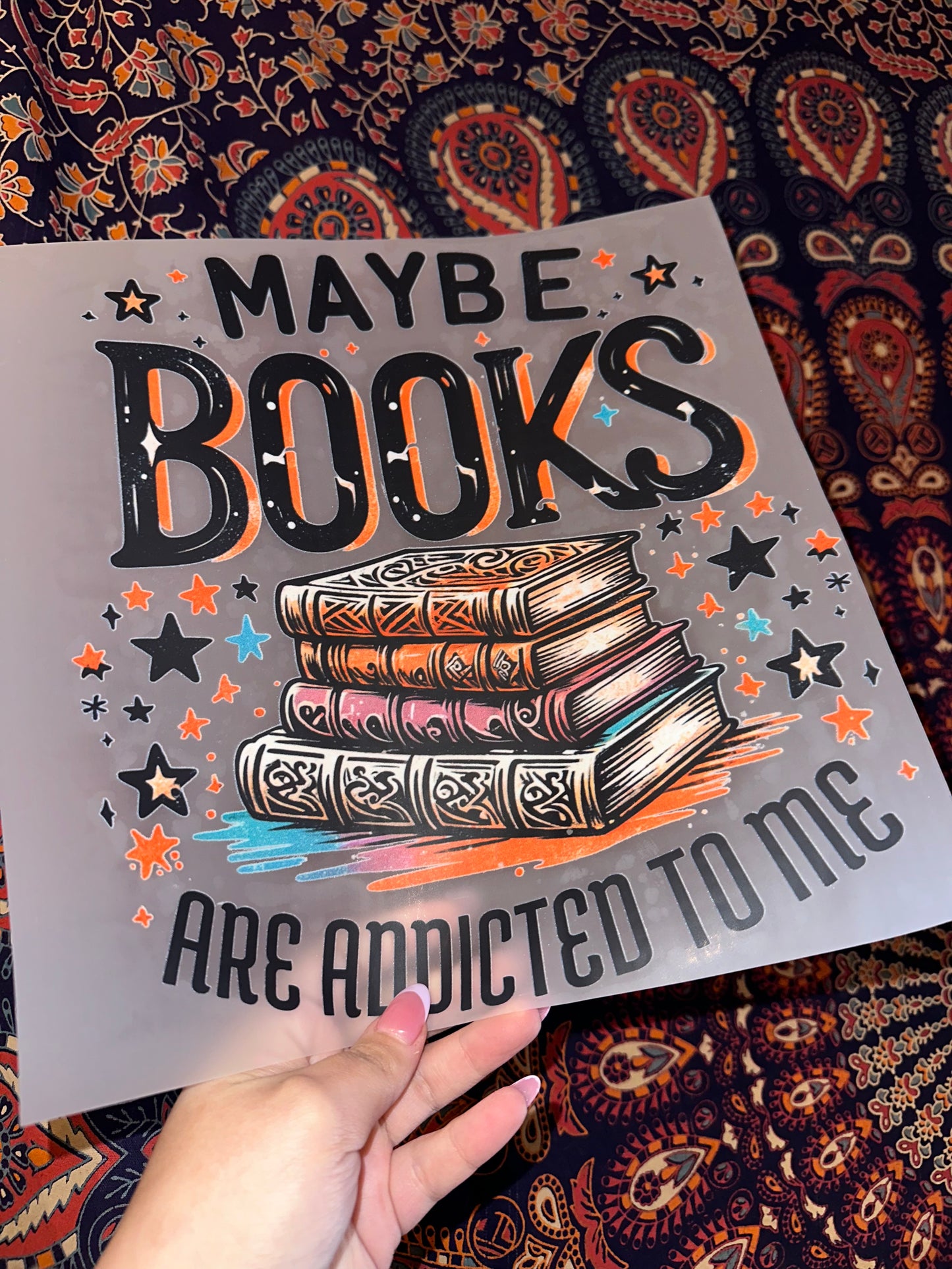 Maybe Books Are Addicted To Me -B