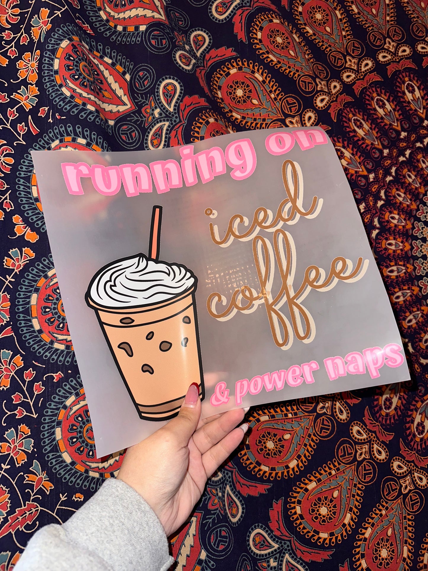 Running On Iced Coffee & Power Naps- H