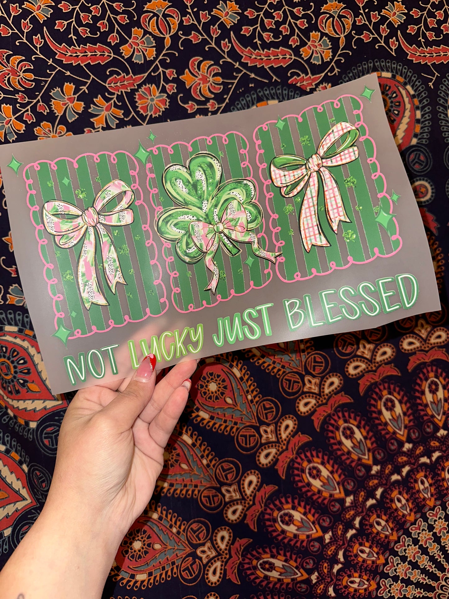 Not Lucky Just Blessed- D