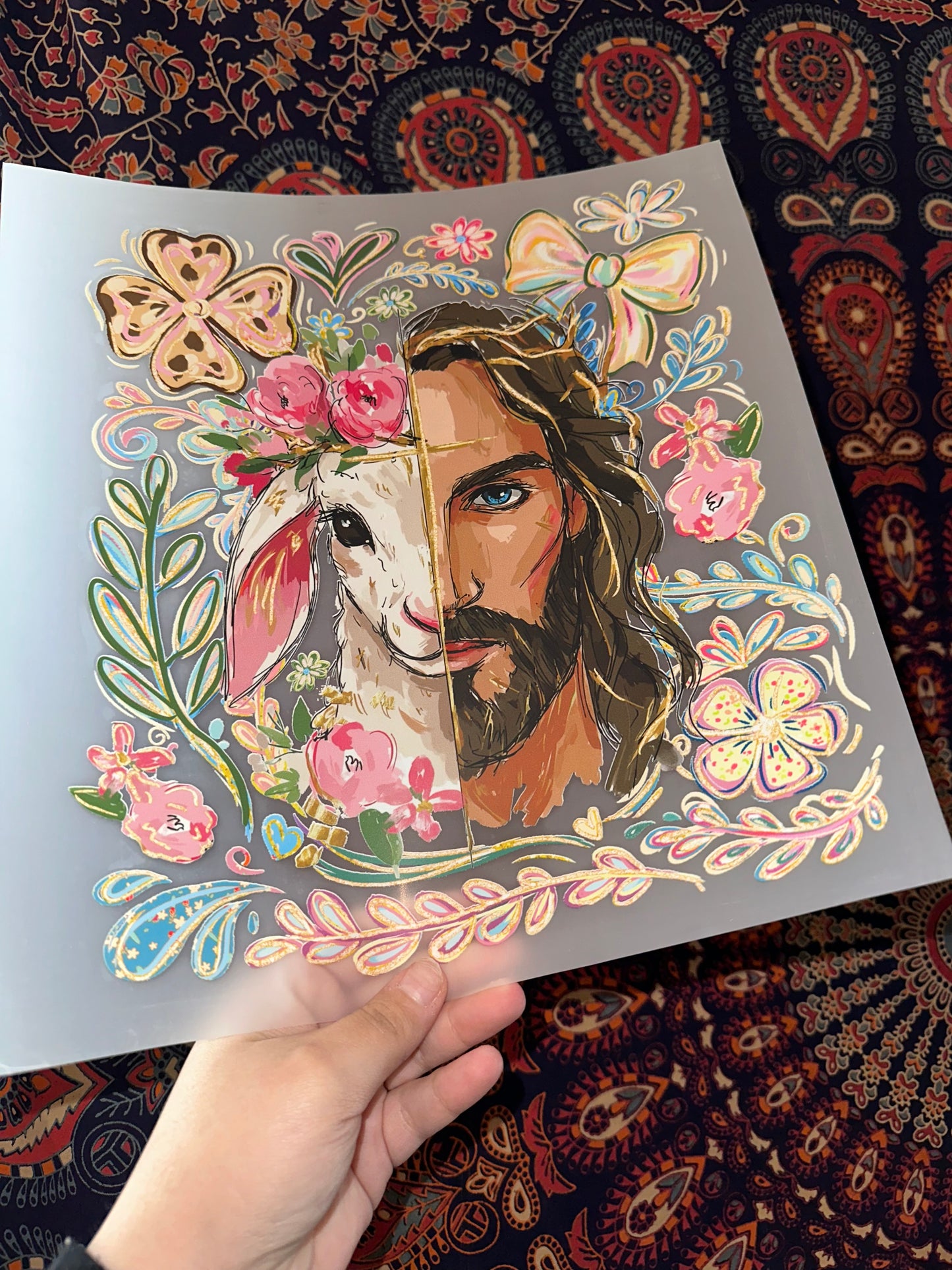 Jesus & Lamb -C