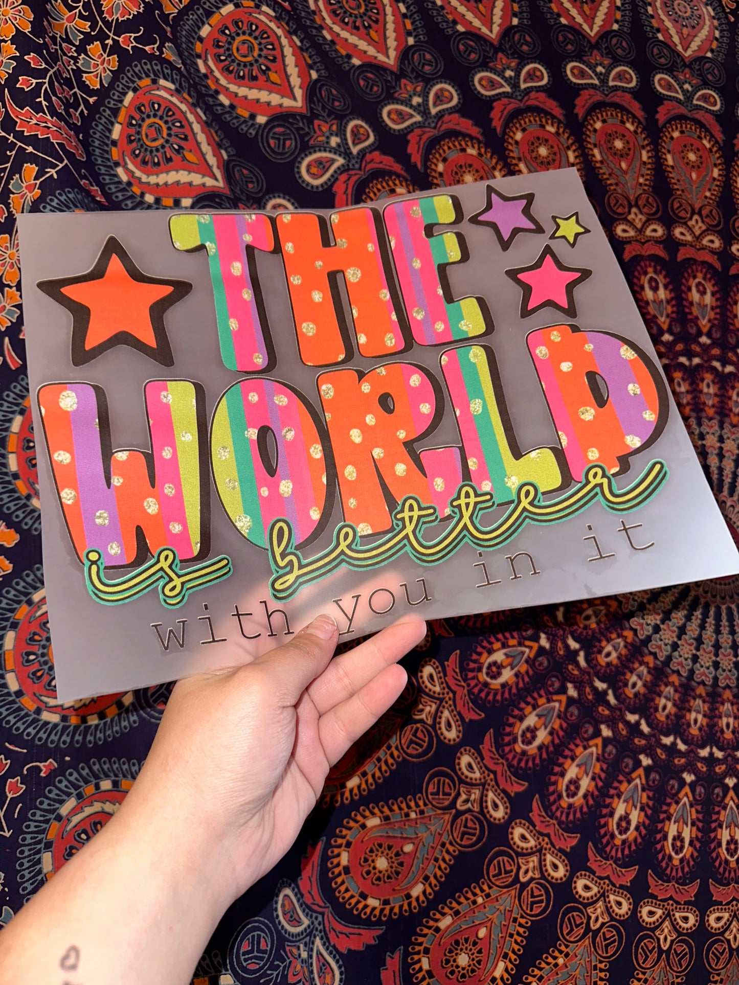 The World Is Better With You In It- C19